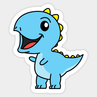Cute Dino Design Sticker